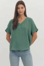 Load image into Gallery viewer, Entro Forest V-Neck Top
