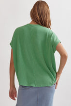Load image into Gallery viewer, Kelly Green Textured Top
