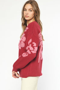 Ruby Floral Sweater