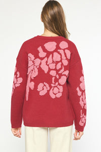 Ruby Floral Sweater