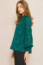 Load image into Gallery viewer, Emerald Lace Overlay Top

