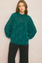 Load image into Gallery viewer, Emerald Lace Overlay Top
