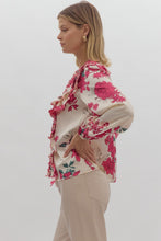 Load image into Gallery viewer, Smocked Front Pink Floral Top
