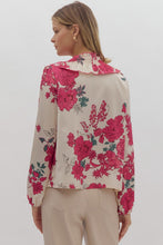 Load image into Gallery viewer, Smocked Front Pink Floral Top
