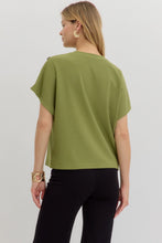 Load image into Gallery viewer, Avocado Gold Accent Top
