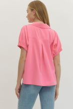 Load image into Gallery viewer, Entro Lavender Collared Dolman Top

