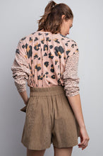 Load image into Gallery viewer, Rose Mixed Leopard Print Top
