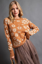 Load image into Gallery viewer, Camel Flora Sweater
