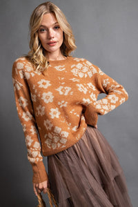 Camel Flora Sweater