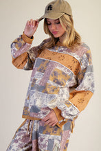 Load image into Gallery viewer, Mustard Patchwork Top
