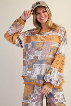 Load image into Gallery viewer, Mustard Patchwork Top
