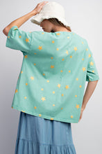 Load image into Gallery viewer, Washed Mint Star Tee
