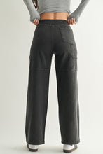 Load image into Gallery viewer, Black Knit Utility Pants
