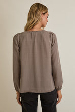 Load image into Gallery viewer, Brown Gingham Check Top
