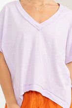 Load image into Gallery viewer, Lavender V-Neck Tee
