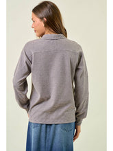 Load image into Gallery viewer, Espresso Striped Pullover
