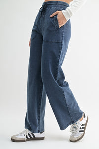 Denim Utility Pants