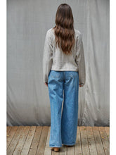 Load image into Gallery viewer, Grey Button Up Sweater
