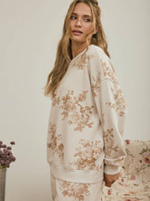 Load image into Gallery viewer, Khaki Floral Toile Sweatshirt
