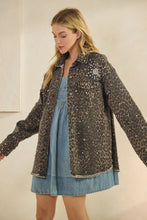 Load image into Gallery viewer, Rhinestone Leopard Jacket
