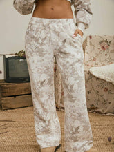 Load image into Gallery viewer, Grey Abstract Floral Pants
