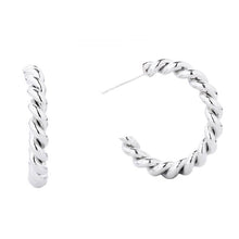 Load image into Gallery viewer, Twisted Dipped Hoops
