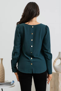 Hunter Button Back Top