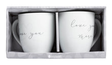 Load image into Gallery viewer, Love You Wedding Mug Set
