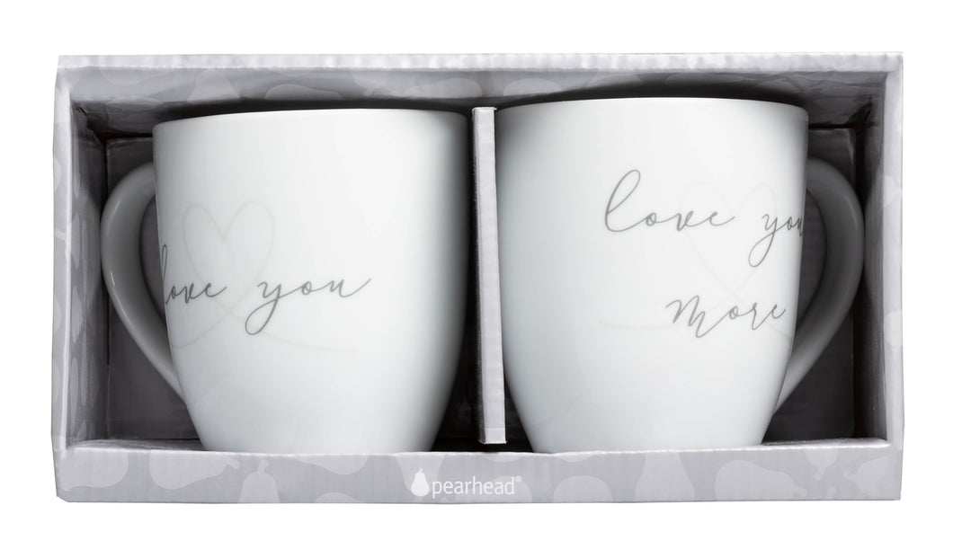 Love You Wedding Mug Set