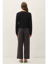 Load image into Gallery viewer, Black Wide Tencel Pants
