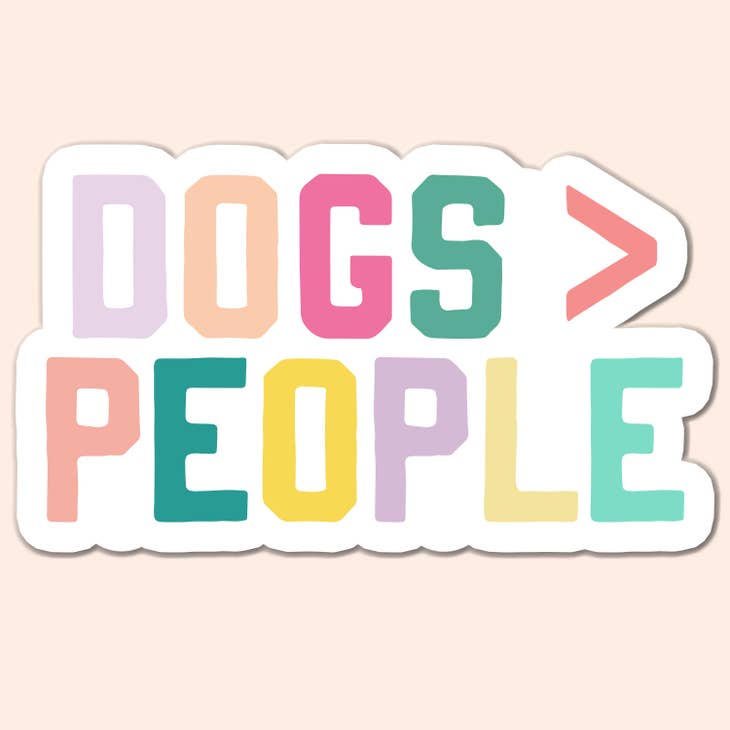 Dogs > People Decal