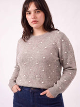 Load image into Gallery viewer, Heather Polka Dot Sweater - Plus
