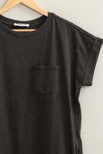 Load image into Gallery viewer, Black T-Shirt Dress
