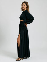 Load image into Gallery viewer, Black Cutout Braided Maxi
