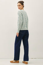 Load image into Gallery viewer, Sage Floral Sweater
