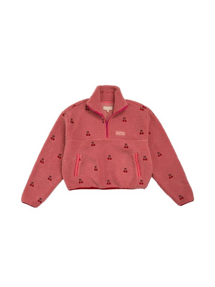 Cherry Fleece Pullover - Kids