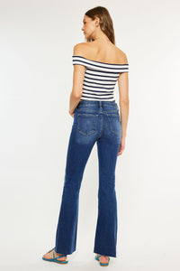 KC Emily Raw Hem Bootcut Denim