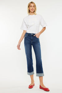 KC Lisa Dark Cuffed Denim