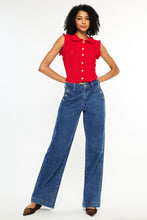 Load image into Gallery viewer, KC Beth Button Pocket Denim

