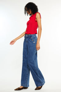 KC Beth Button Pocket Denim