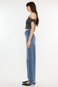 KC Janelle Side Panel Wide Denim