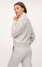 Load image into Gallery viewer, Grey Diamond 1/4 Zip Pullover
