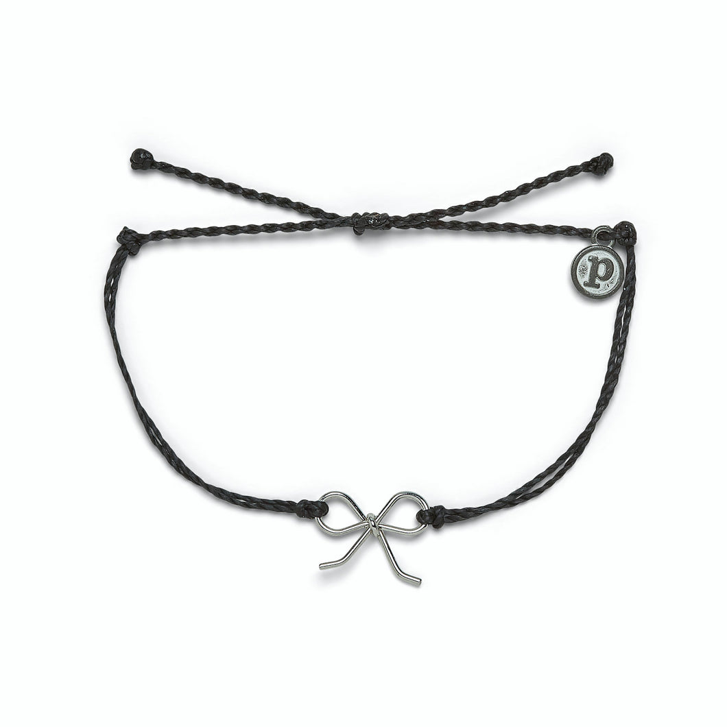 Black Bow Bracelet Pura Vida