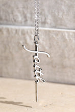 Load image into Gallery viewer, Silver Faith Necklace
