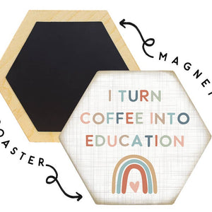 Coffee info Education Coaster/Magnet