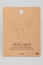 Load image into Gallery viewer, Pave Sun Necklace
