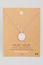 Load image into Gallery viewer, Hammered Coin Charm Necklace
