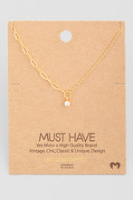Load image into Gallery viewer, Linked Chain Charm Necklace

