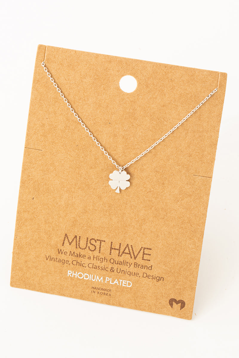 Clover Charm Necklace