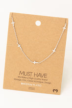Load image into Gallery viewer, Dainty Cross Charm Necklace
